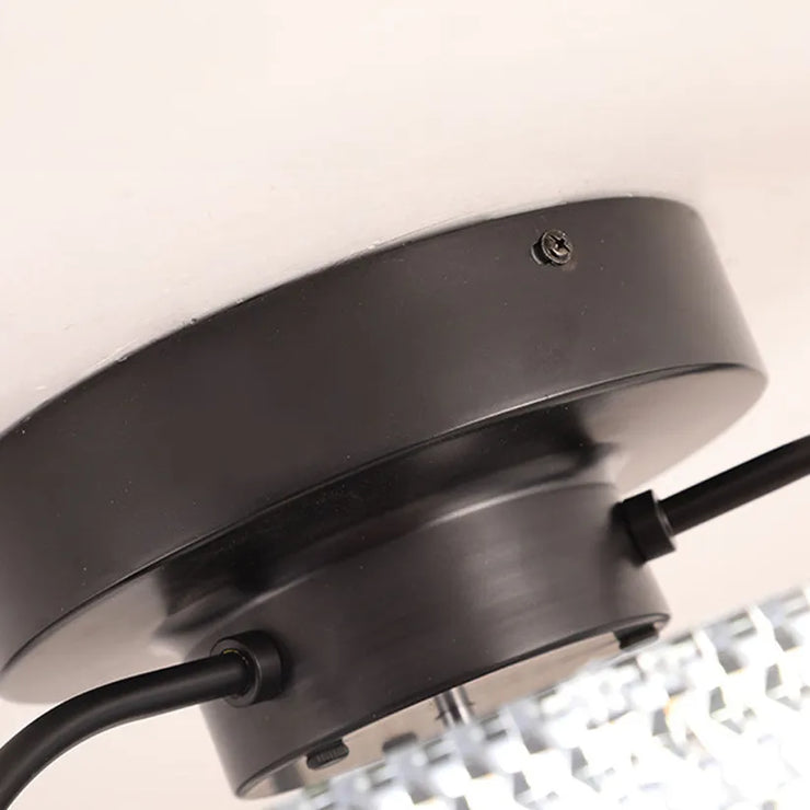 Modern Remote Control Hardware LED Ceiling Fan With Light