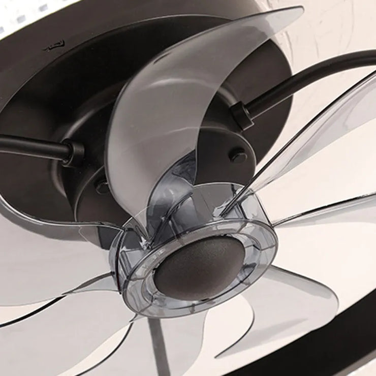 Modern Remote Control Hardware LED Ceiling Fan With Light
