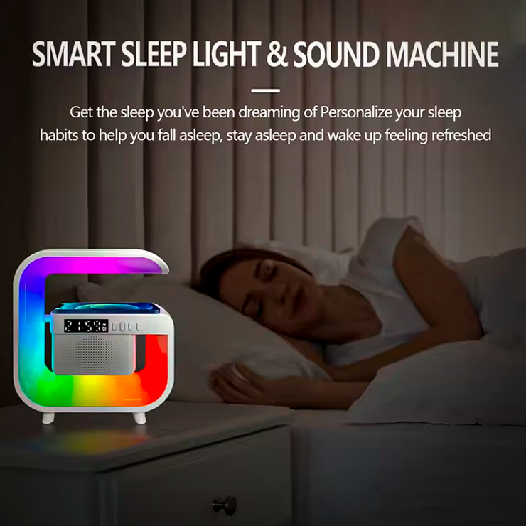 Multifunctional Wireless Charger Stand | Bluetooth 5.0 Speaker