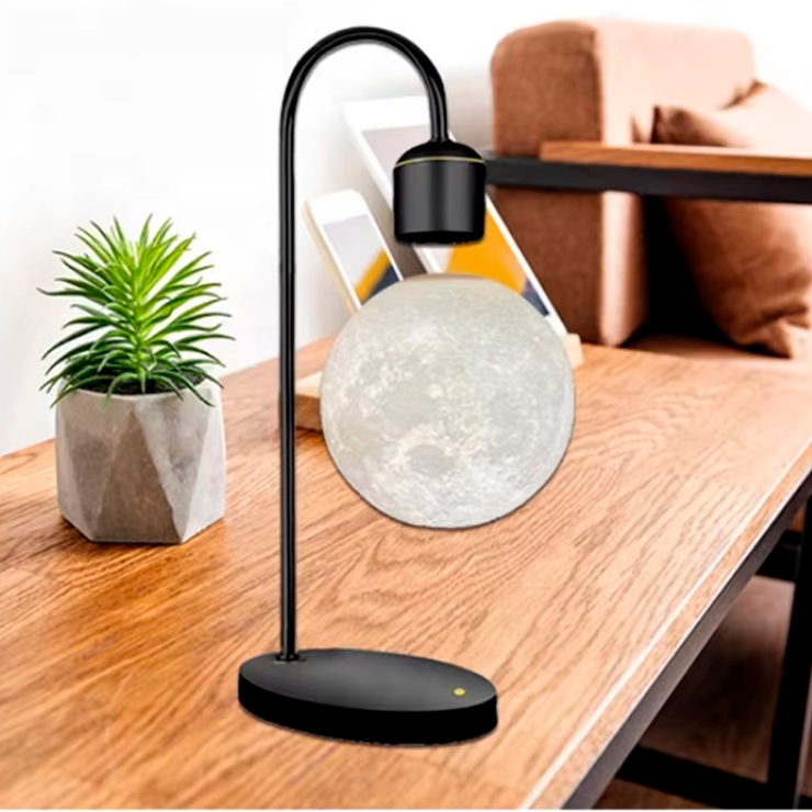 Magnetic Floating 3D Moon Lamp – Levitating LED Night Light